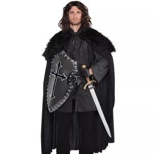 Party City, Black Warrior Tunic, NWT, *HALLOWEEN COSTUME*